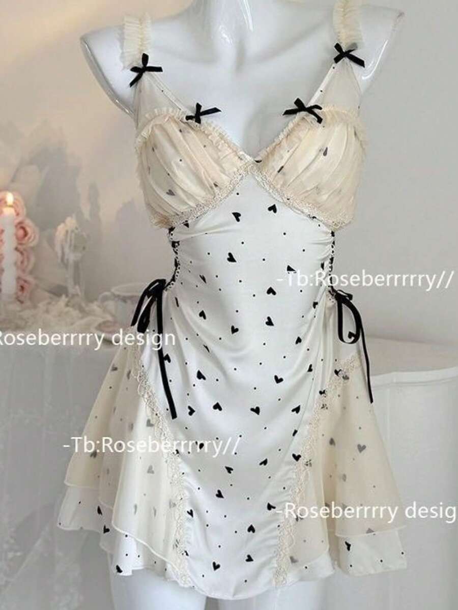 Women Sleep Dresses - Rượu sâm banh - Xem 1