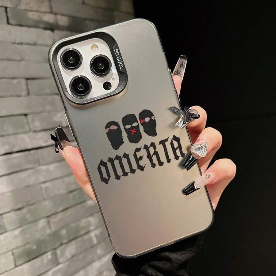 Skeleton Pattern Phone Case, Full Lens Protection, Phone Accessories Compatible with iPhone 16 15 14 13 12 11 XS Max XR X Plus Pro Max, Case - Durchscheinend schwarz - Übersicht 1