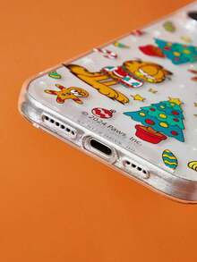 Silver Phone Case With Marilyn X Figure And Floral Print, Compatible With - 無色 - 查看 8