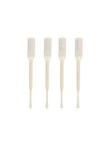 10件套鼻毛修剪器套装，温和无痛鼻毛去除器，360°旋转双头手动面部毛发修剪工具，便携易用，男女皆宜