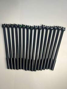 4/8/10/12/16支装 Expression Cat 签名笔 大眼睛黑猫玩偶中性笔 0.5mm 黑色中性笔，万圣节、圣诞节奖品、礼物 - 彩色 - 查看 12