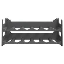 Estante para vinos Independiente estantes de Almacenamiento para exhibición de vinos para el hogar la Cocina Estante para vinos para 12 Botellas PP apilablecc - como en la foto - Ver 3