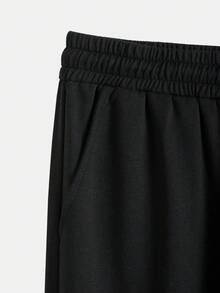 2pcs Men Casual Street Style T-Shirt And Sweatpants Set (Graphic Tee And Joggers), Spring/Summer - Multicolor - View 8