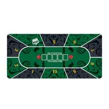 Texas Poker Matte, Poker Teppich, Premium Luxus tragbare Poker Tischdecke, wasserdichter Poker Stoff - Hochtemperatur-Hitzedruck Poker Teppich, geräuschreduzierend, rutschfest, fleckresistent, Weihnachtsgeschenk