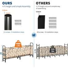 Outdoor Wood Burning Stove - Black - View 5