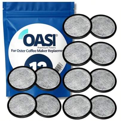 mhjOASI Filters - Filtros para Cafetera OSTER 12 PACK - OASI Filters for OSTER Espresso Machine Fit with Mr. CoffeeSleeping Bags