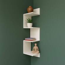 Decorative MDF Wall Art 80x20cm Living Room Bedroom White - 白色 - 查看 9