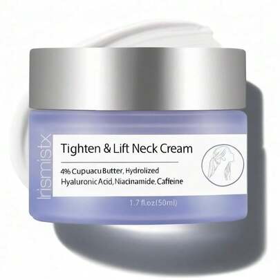 Neck Cream, Neck Creams For Tightening And Firming, Anti Aging Tighten & Lift Face Cream For Wrinkles, Skin Tightening Cream For Face, Neck, Chest & Décolleté.