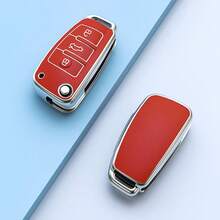 Audi Q3 Folding Key Fob Cover, Leather Key Case For Audi A1/A3/A6/S3 New Q7 A5 - one-size - View 8
