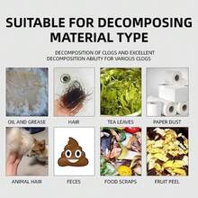 H4Cacle Heavy Duty Sink & Drain Cleaner For Plug Holes Kitchen Sewer Power Pipe Channel Powder Cleaning Tools Quick Fix For Sink, Shower & Toilet Clogs - 426-1 - View 7