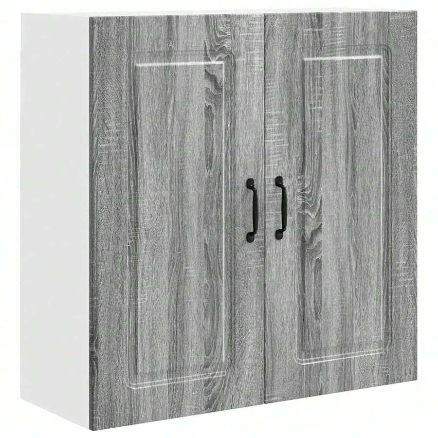 vidaXL Armário de cozinha Kalmar Gris Sonoma 80 x 31 x 80 cm - Cinza - Ver 1