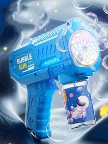 Kids Fun Science Bubble Machine - Automatic Bubble Toy, Suitable For Children, Adults And Outdoor Gatherings. Fully Automatic Design (Batteries Or Bubble Solution Not Included) - Multicolor - View 10