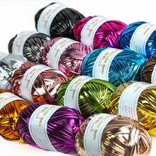 1 pieza de cinta metálica brillante, material de tejido de cuero sintético suave hecho a mano, suministros de alta gama para la fabricación de bolsos - Azul Marino - Ver 1