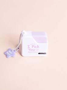 1PC Mini Portable Square Beautiful Stapler - Desktop Office School Supplies & Gift For Students,Study Material Binding Tool - Multicolor - View 13