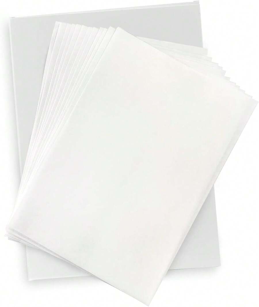 25pcs Edible Wafer Paper A4 Size, 8.5" X 11" Wafer Sheets, Edible Paper For Cakes Printable, Rice Starch Sheets For Candy & Decoration (0.3mm) - 1 - View 1
