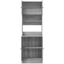 vidaXL Sonoma Küchenschrank Grau 60x50x180 cm Holzwerkstoff - Grau - Übersicht 8