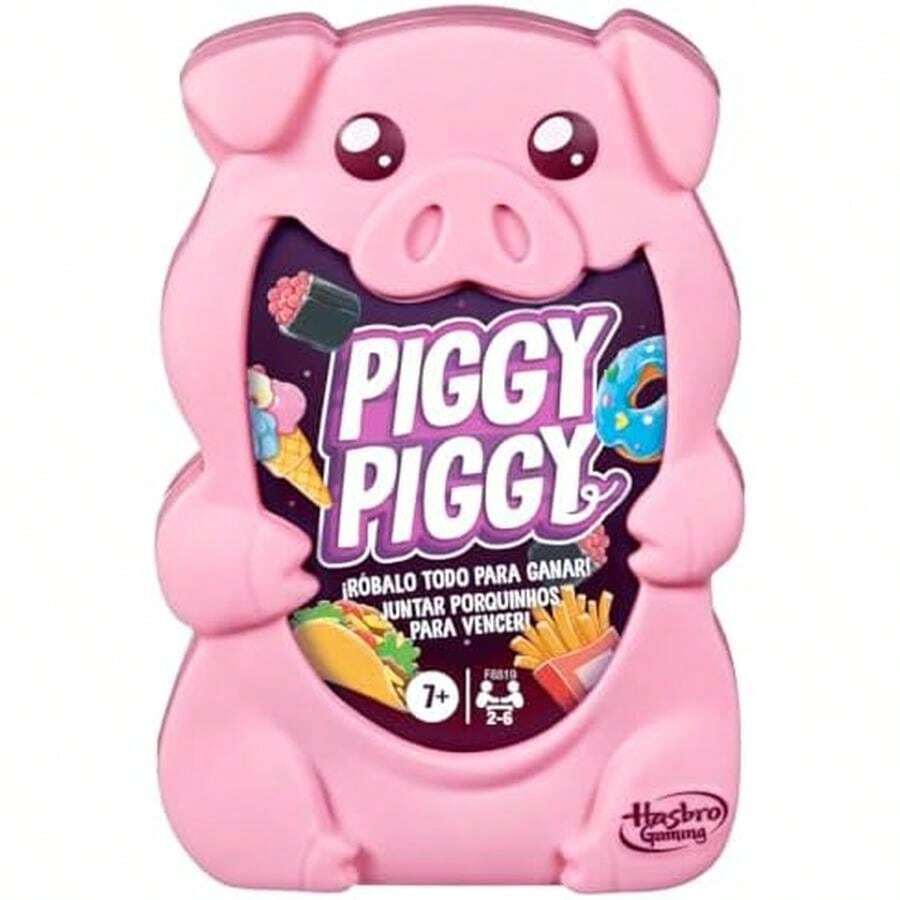 Gaming Piggy Piggy - Juego de Cartas para 2 a 6 Jugadores a Partir de 7 años - Regalos de Navidad y Reyes Magos - / - Ver 1