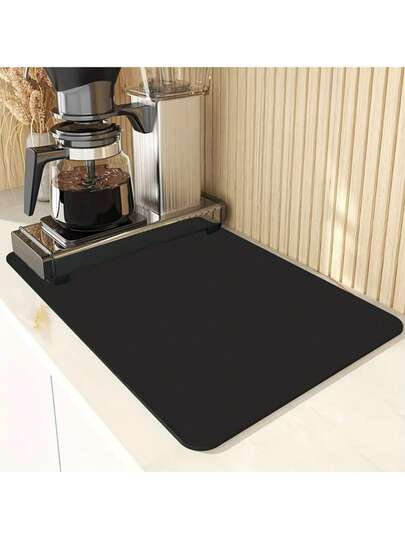 Estera absorbente para secar platos de cocina - Resistente al calor, con respaldo de goma antideslizante, estera drenadora resistente a las manchas, apta para uso doméstico y de restaurante