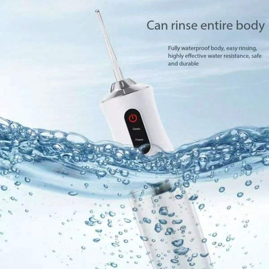Portable Ultrasonic Dental Scaler (For Removing Plaque), Water Flosser (For Cleaning The Mouth), Comfortable Cleaning, Gentle On Gums, Protects Every Tooth. Electric Water Flosser.