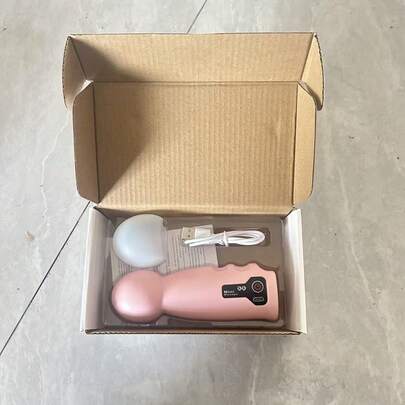 肌肉按摩枪，男女通用电动按摩理疗仪，便携式迷你按摩枪，USB充电，适用于腿部和背部，轻巧设计，可放入任何包袋