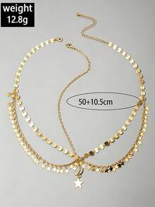 Girl's Luxury Bridal Headchain, Fashionable Bohemian Style Wedding Headpiece, Gold Headpiece, Student Supplies, Girls' Accessories - Multicolor - View 4