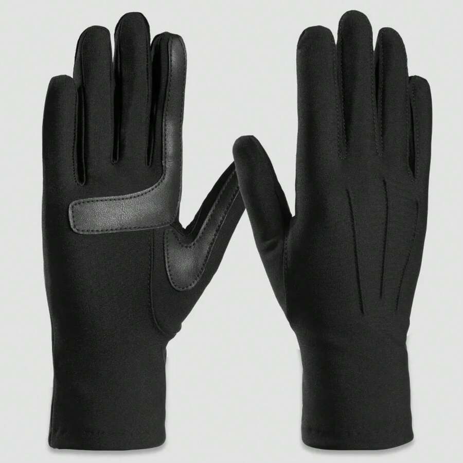 Isotoner Spandex Gloves - Màu Tím - Xem 1