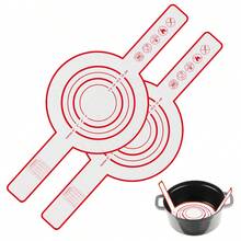 1片/2片装可重复使用硅胶烘焙垫，带长柄 - 不粘、耐热、易清洁、防油 - 适用于荷兰烤锅、圆形面包和面团派 - 非常适合家庭烘焙和专业用途，烘焙垫 | 圆形烘焙垫 | 硅胶烘焙垫 - 雙耳矽膠烤墊 - 查看 13