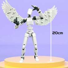 3D打印T13可动人偶，机甲可动人偶，13号机器人模型，Nova 13可动人偶，收藏家桌面摆件礼品 - 彩色 - 查看 7