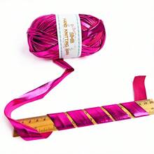 1 pieza de cinta metálica brillante, material de tejido de cuero sintético suave hecho a mano, suministros de alta gama para la fabricación de bolsos - Azul Marino - Ver 5