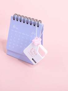 1PC Creatively Designed Square Stapler, Decorated With A Resin Star Pendant, Portable School Supplies For Stapling Papers And Documents - Multicolor - View 9