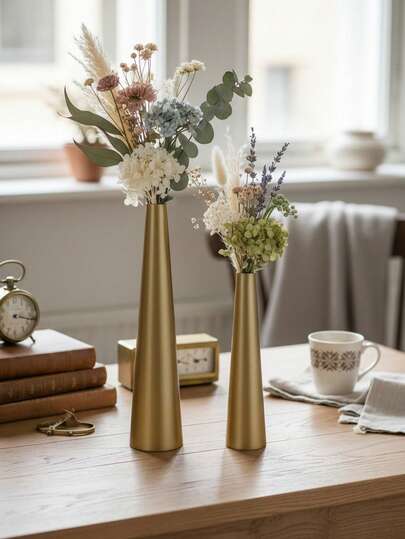 1 قطعة/مجموعة من المزهريات المعدنية الحديدية، بتصميم بسيط وعصري، مناسبة لحفلات الزفاف والعشاء الرومانسي بالشموع، ديكور المنزل، أصص فاخرة، مزهرية للورود، ديكور غرفة باللون الوردي، ديكور المنزل، ديكور طاولة الطعام، هدية للأصدقاء والعائلة والتخرج والنساء وأفضل الأصدقاء وديكور طاولة الزفاف، هدية لعشاق النباتات