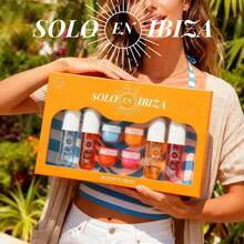 MODESS SOLO EN IBIZA 8-Piece Set, Body & Hair Fragrance Mist And Body Cream Gift Box For Men And Women, Long Lasting Fragrance, 4 Different Scent, Perfect For Holiday Gifts, Dating, Daily Life, Parties, 3.4 Fl Oz Perfume, 30g Body Cream - 8-Piece Gift Set - 查看 6