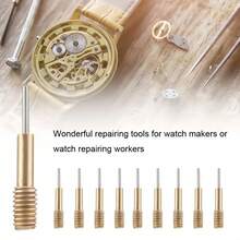 12个不锈钢替换表带销，表带调节工具，表带拆卸器，珠宝和手表维修工具，专业手表维修工具，用于调节表带和维修手表，直径0.8毫米
