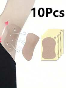 10/20/30/50pcs Disposable Breathable Sweat-Absorbing Pads, Sports Sweat Pads, Ultra-Thin Breathable Invisible Sweat Pads, Unisex Lightweight Invisible Sweat-Absorbing Odor-Proof Elastic Pads, Gourd-Shaped Underarm Sweat Pads, Dress Sweat Pads, Sweat & Odor Eliminating Pads, Suitable For Travel, Sports, Outdoor, Summer, Stickers, Back To School Supplies - Multicolor - View 12