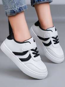 1双儿童白色运动鞋，婴幼儿鞋，秋季新款男女童休闲运动鞋 - 白色 - 查看 4