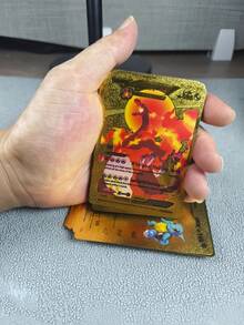 10/55张西班牙语宝可梦卡片 金属宝可梦字母 西班牙语宝可梦铁卡 超梦 皮卡丘 GX 喷火龙 Vmax 宝可梦卡片 Vmax - 彩色 - 查看 1