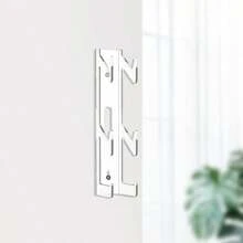 1PC Acrylic Wall-Mounted Gaming Controller And Headset Holder Adhesive-Free Universal Mount Transparent Display Stand, Designed For Gamers Home Gaming Room Decor - Multicolor - View 5