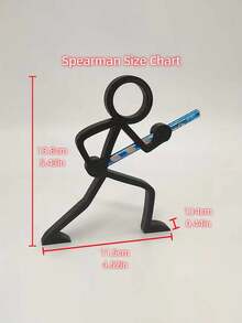 4 Types Of 3D Printed Stick Figure Pencil Holders, Including Pen Stands, Pen Containers, Desktop Ornaments, Study And Office Supplies, Stationery, And Desktop Sculptures. Gifts For Students, And For New Year - Multicolor - View 8