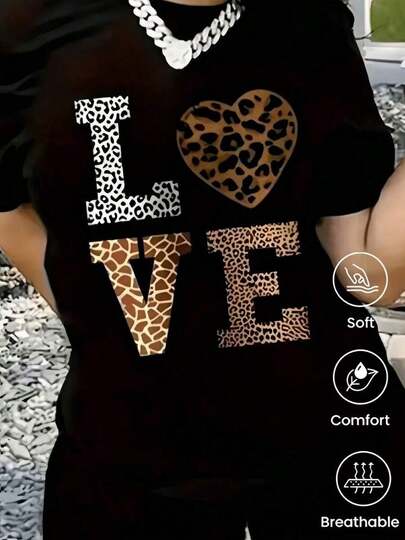 Camiseta de cuello redondo y mangas cortas de ropa fashion, fabricada en México, para la temporada primavera-verano 2025. Con estampado de dibujos animados, es un modelo de pareja, apta para usar tanto por dentro como por fuera, ideal para oficina y estilo casual, diseñada para hombres y mujeres, en unidad individual.