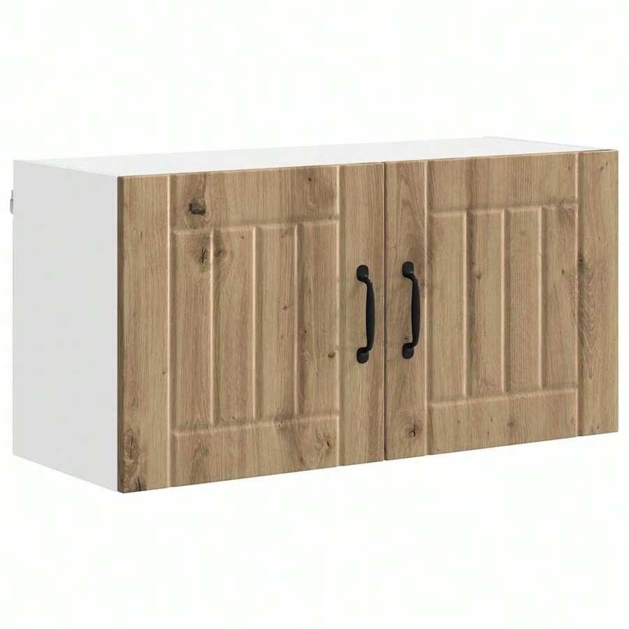 vidaXL Armoire de cuisine Chêne artisanal 80 x 31 x 40 cm - Tabac - Voir 1