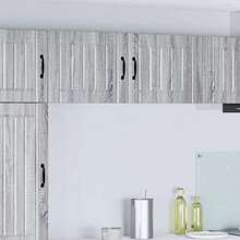 vidaXL Armoire de cuisine 2 pcs Gris Sonoma 50 x 31 x 40 cm - Gris - Voir 2