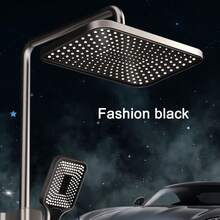 Shower Head Set With Handle Bathroom Rainfall System Wall Mounted Fixtures Rain Shower Complete Combo - Multicolor - View 5