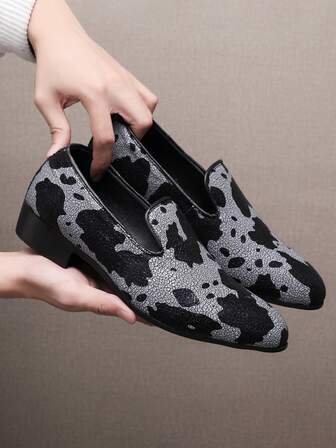 Zapatos de cuero de estilo británico casual, de negocios y formales de diseño de nicho, zapatos de cuero casuales de talla grande para hombres, zapatos de cuero para fiestas y discotecas