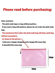 时尚防水PVC沙滩包，彩色字母印花 - A4尺寸，透明化妆包，尼龙拉链，游泳、潜水和夏季度假的理想之选 - 轻便，男女老少皆宜，沙滩包配件，旅行必备，旅行好物，假日必备，假日旅行包，化妆间装饰 - 彩色 - 查看 10