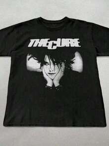 Tv Girl Cat Shirt, Who Really Cares Album Tee, Cute Indie Band Tee, Gifts For Her, Cat Tshirt, Cat L - 黑色 2 - 查看 1