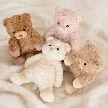 1pc Valentine's Day Gift Plush Teddy Bear Doll Sitting Heart Shaped Soft Stuffed Doll Cute Teddy Bear Plush Doll Gift For Kids, Girlfriend, Best Friend - Multicolor - View 10