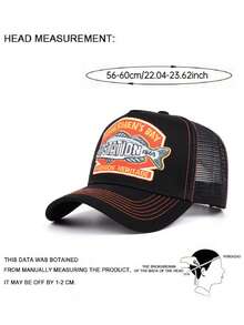 2026 Creative And Personalized New Breathable Cooling Mesh Hat STATION Fishbone Embroidery Men's Fashion Street Pop Hip Hop Hat Street Dance Skateboard Hat Women's Outdoor Bicycle Sports Sunshade Hat Daily Life Wearing Decorative Hat Multi Functional Adjustable Baseball Hat - Station Fish - View 10