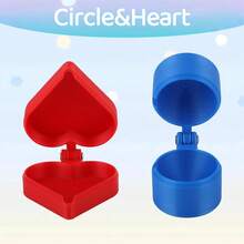 Khuôn làm bánh que (1/2 chiếc), dụng cụ cắt bánh que bằng nhựa, bộ khuôn ép bánh que hình tròn và hình trái tim, dụng cụ cắt và đẩy bánh que hình cầu và trái tim, phụ kiện làm bánh, dụng cụ cắt bánh que Daisy Makes, dụng cụ làm bánh que tự làm, thích hợp cho việc làm bánh tại nhà, món tráng miệng đám cưới, tiệc sinh nhật, ngày Valentine. - Nhiều màu - Xem 17