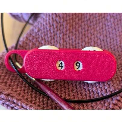 [Manual Pointer Knitting Counting Tool]Suitable For Multi-Scene Use Of Knitting Sewing & Crochet, Lightweight & Portable Plastic Material, Simple & Quick Operation With Rotary Press, Counting Accuracy Guaranteed By Limit Switch, All-Season Universal Without Season Restriction, Specially Built For Sweater Knitting & Various Hand-Knitting Projects, Must-Have Counting Essential For Handcraft Experts