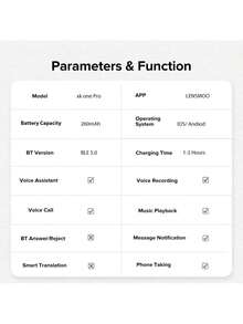 New Smart Glasses, , Large Battery Capacity, Long Battery Life, Music Control, AI Voice Assistant, Notification Sound, Translation, Intelligent Image Recognition, With LED Flashlight